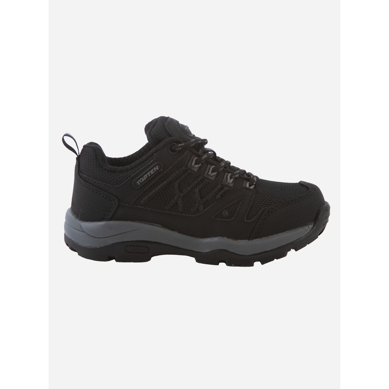 Top Ten Kids Unisex Hiking Shoes Black/Dark Grey