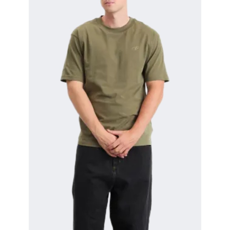 New Balance Athletics Cotton Men Lifestyle T-Shirt Dark Olivine