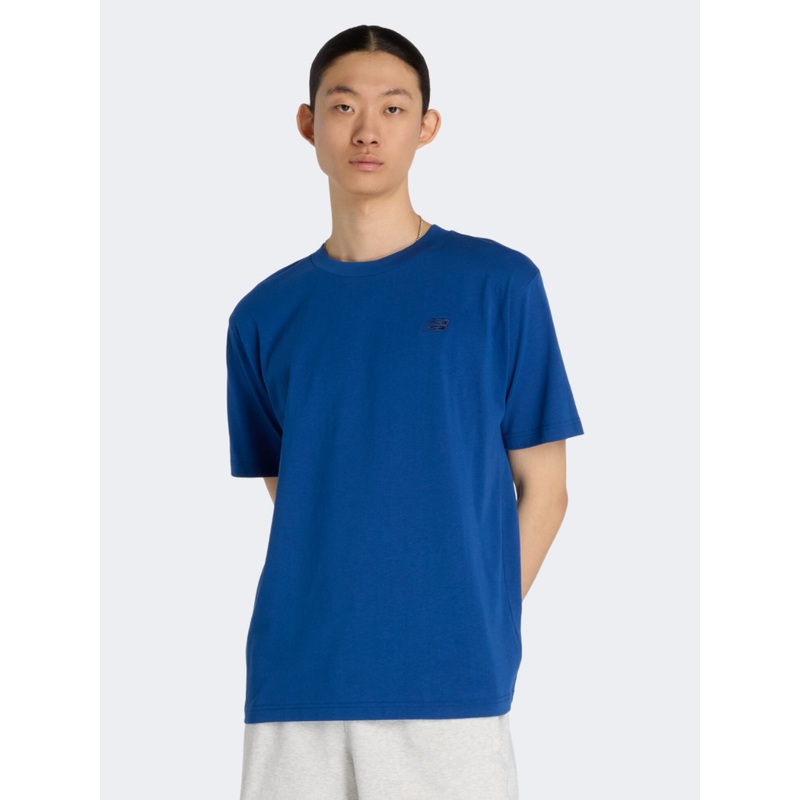 New Balance Athletics Cotton Men Lifestyle T-Shirt Galaxy Blue