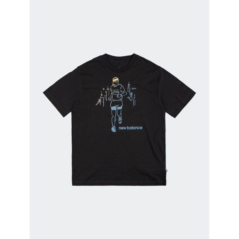 New Balance Before And After Men Lifestyle T-Shirt Black