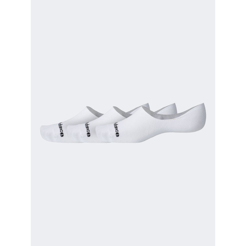 New Balance Everyday Lightweight Liner 3 Pack Unisex Lifestyle Sock White