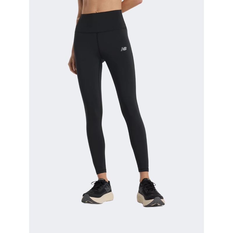 New Balance Sleek High Rise 25 Inch Women Performance 7/8 Tight Black
