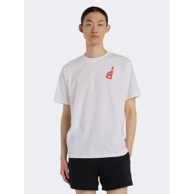 New Balance Stadium Men Lifestyle T-Shirt White