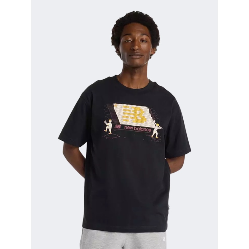 New Balance Stands Men Lifestyle T-Shirt Black