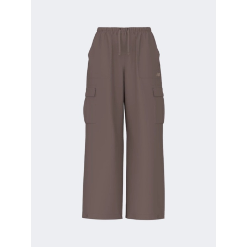 New Balance Woven Cargo Women Lifestyle Pant Earth Shadow