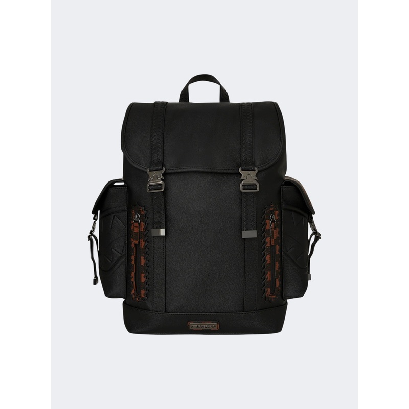 Spray Ground Dose Of Check Deux Monte Carlo Unisex  Lifestyle Backpack Black