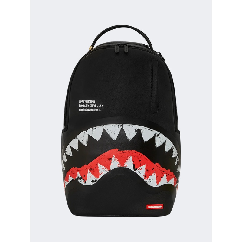 Spray Ground Shoe Place Excl Shark Central Ultra 99 Unisex  Lifestyle Backpack Black/White/Red