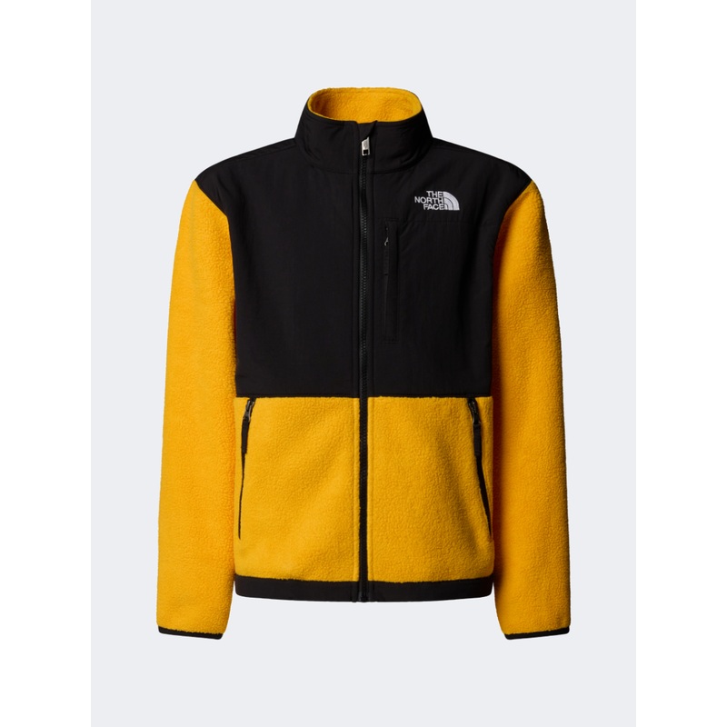 The North Face Teen Denali Boys Hiking Jacket Summit Gold