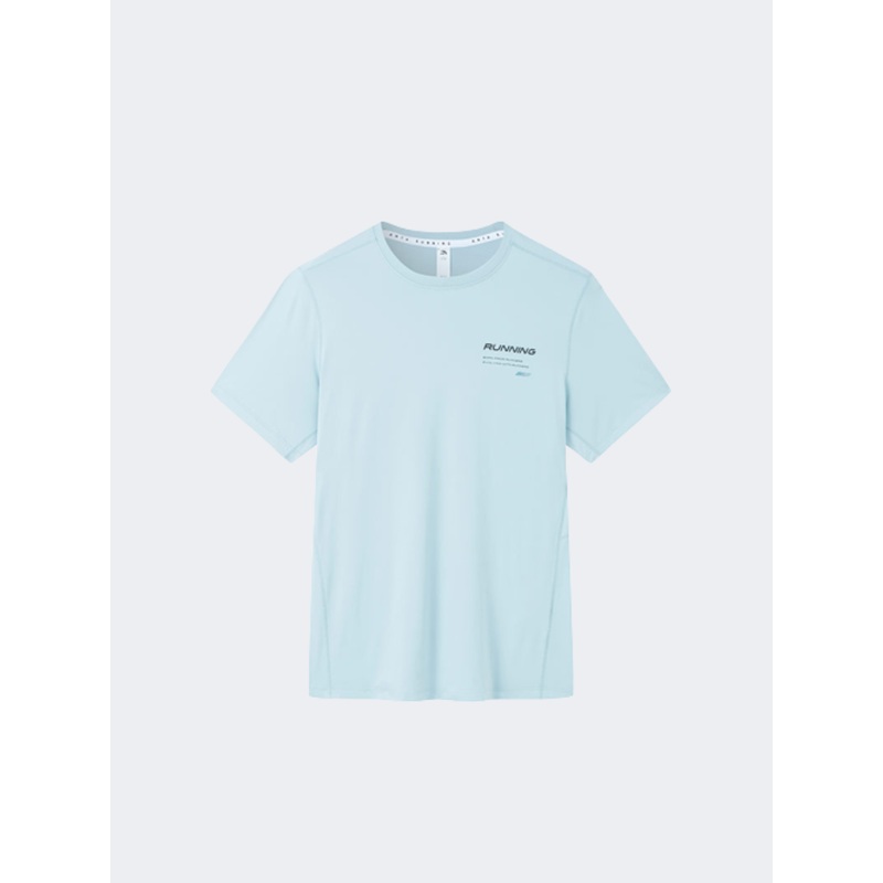 Anta Tee Men Running T-Shirt Blue