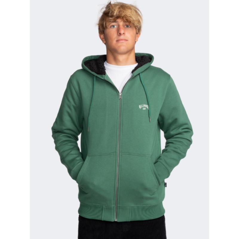 Billabong Arch Sherpa Men Lifestyle Hoody Jungle