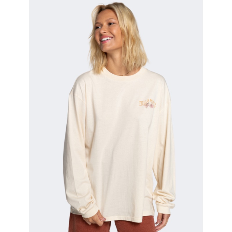 Billabong Karma Tiger Women Lifestyle Long Sleeve Antique White