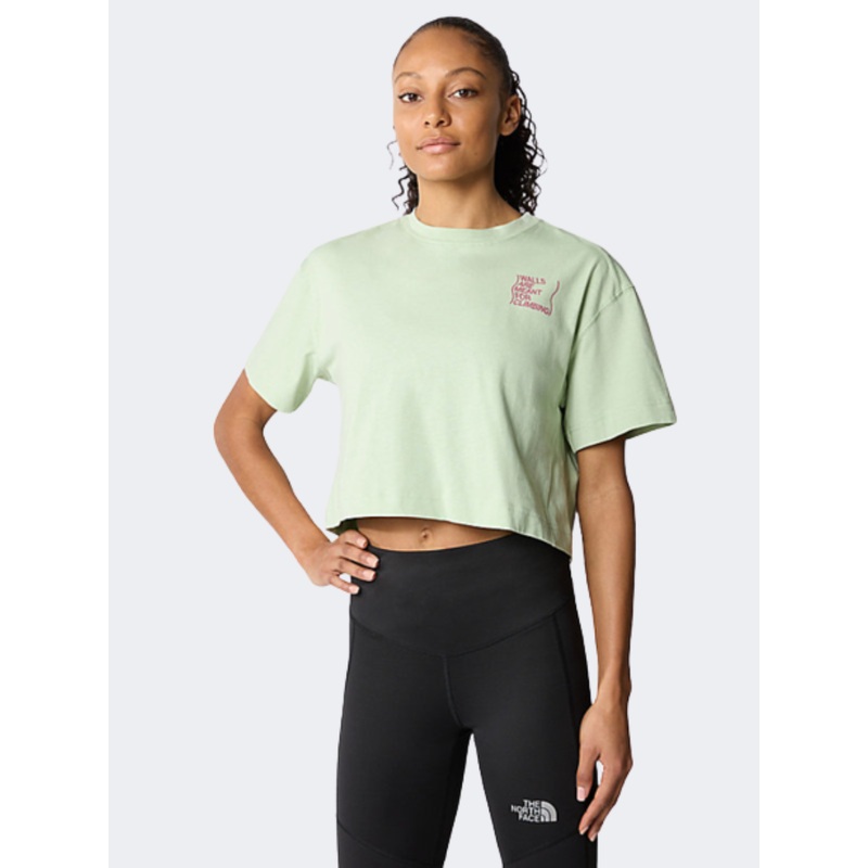 The North Face Outdoor Women Lifestyle TShirt Misty Sage