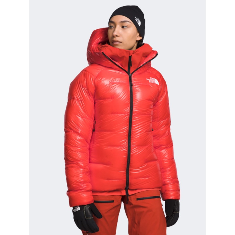 The North Face Pumori Down Parka Women Hiking Jacket Radiant Orange