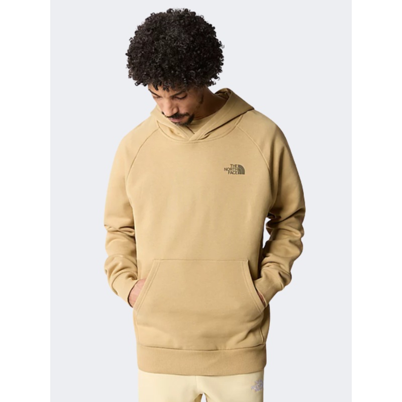 The North Face Raglan Redbox Men Lifestyle Hoody Khaki Stone