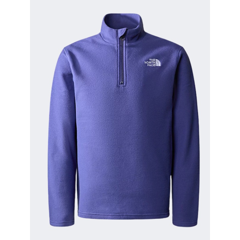 The North Face Teen Glacier Kids Skiing Fleece Cave Blue
