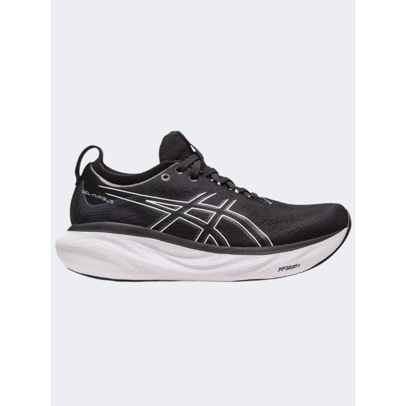 Asics Gel Nimbus 25 Women Running Shoes Black/Pure Silver