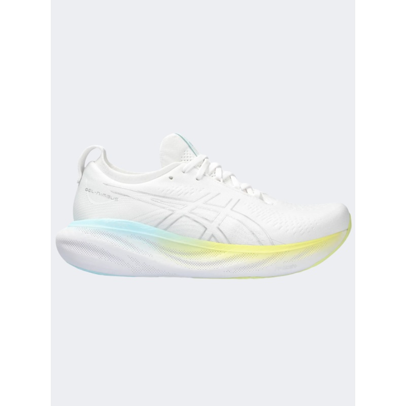 Asics Gel Nimbus 25 Women Running Shoes White/Pure Silver