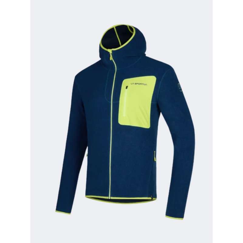 La Sportiva Agon Men Climbg Hoody Storm Blue/Lime