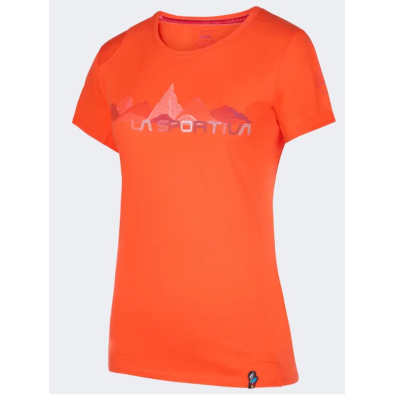 La Sportiva Peaks Women Climbg T-Shirt Cherry Tomato