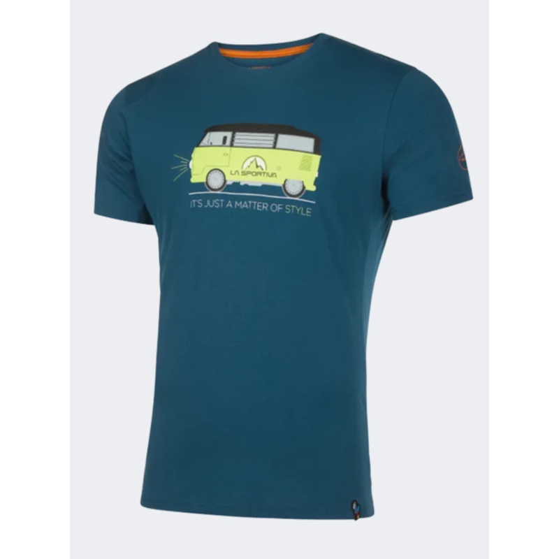 La Sportiva Van Men Climbg T-Shirt Storm Blue