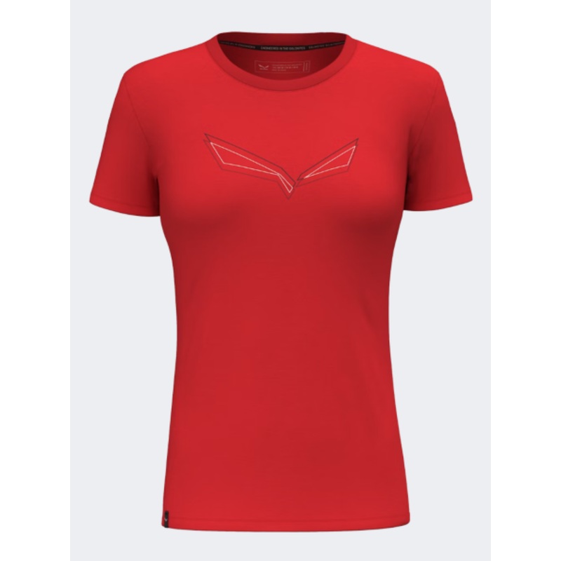 Salewa Pure Eagle Frame Dry Women Hiking T-Shirt Flame Melange