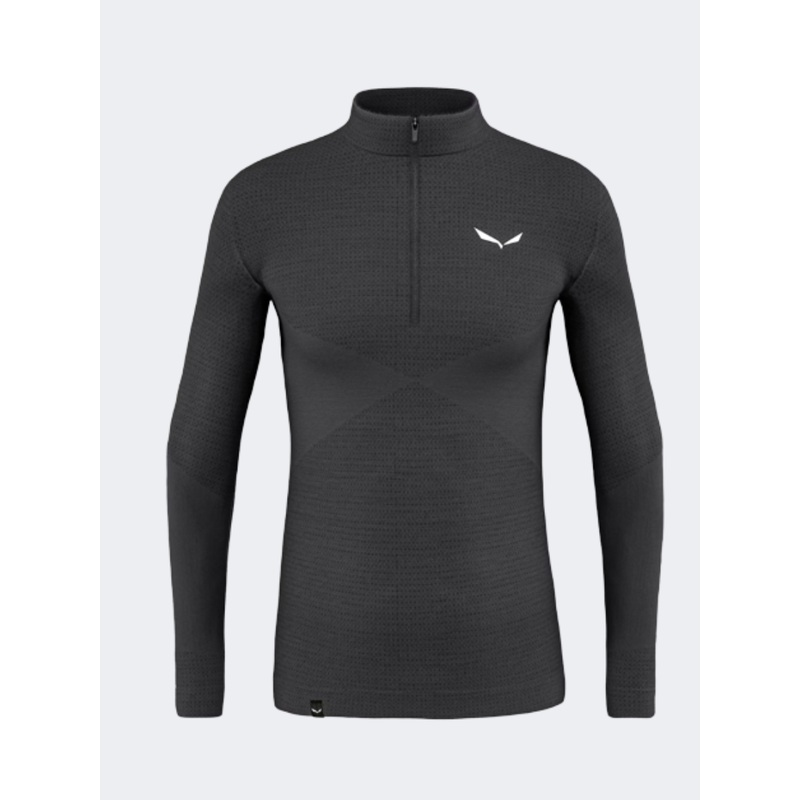 Salewa Zebru Men Hiking Long Sleeve Grey Onyx
