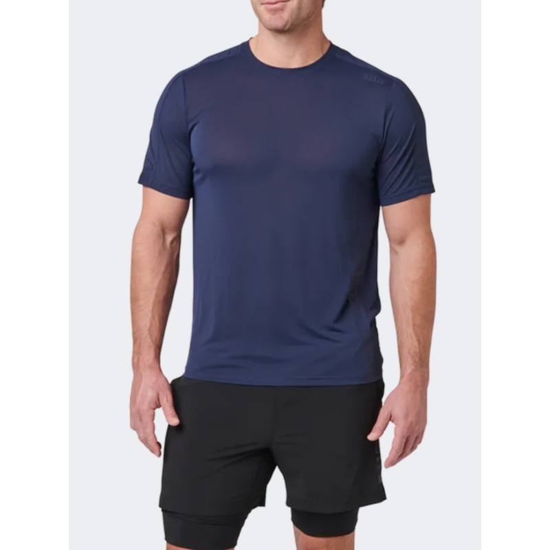 5-11 Brand No Mercy Men Tactical T-Shirt Pacific Navy