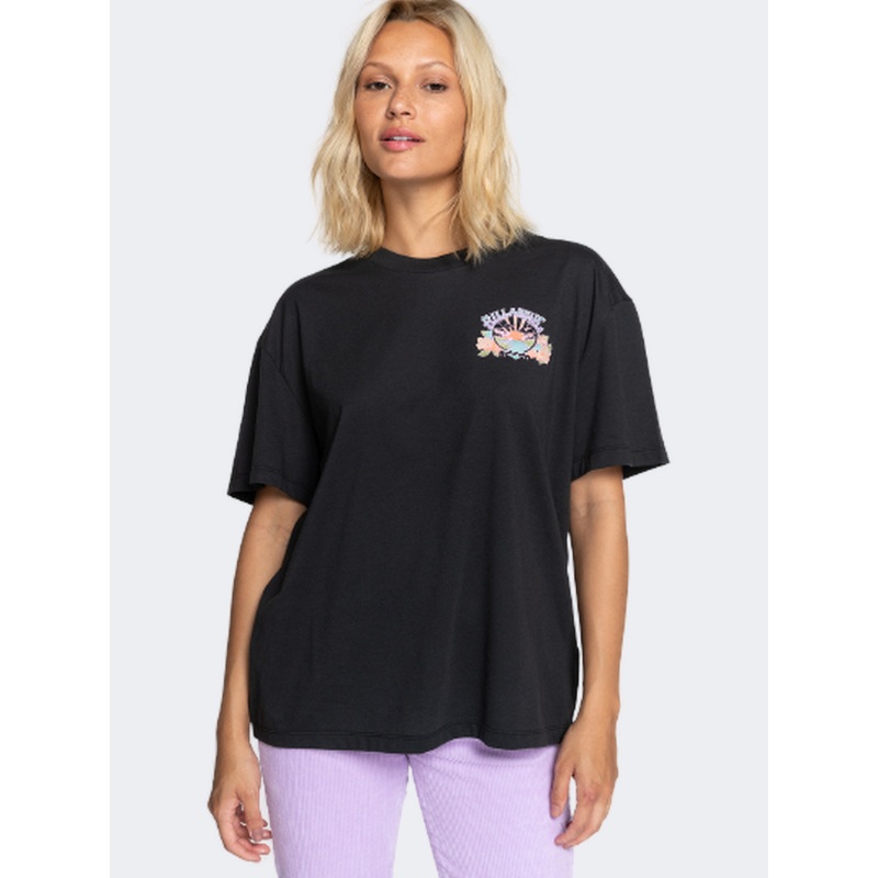 Billabong Bring Me Back Women Lifestyle T-Shirt Off Black