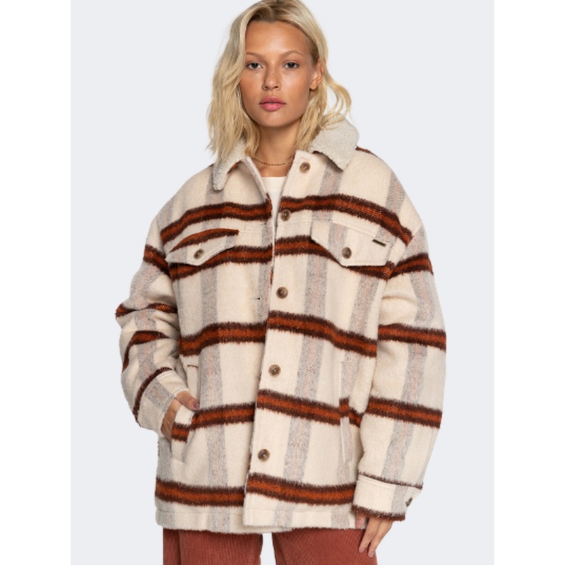 Billabong Lucky Charm Women Lifestyle Jacket Antique White