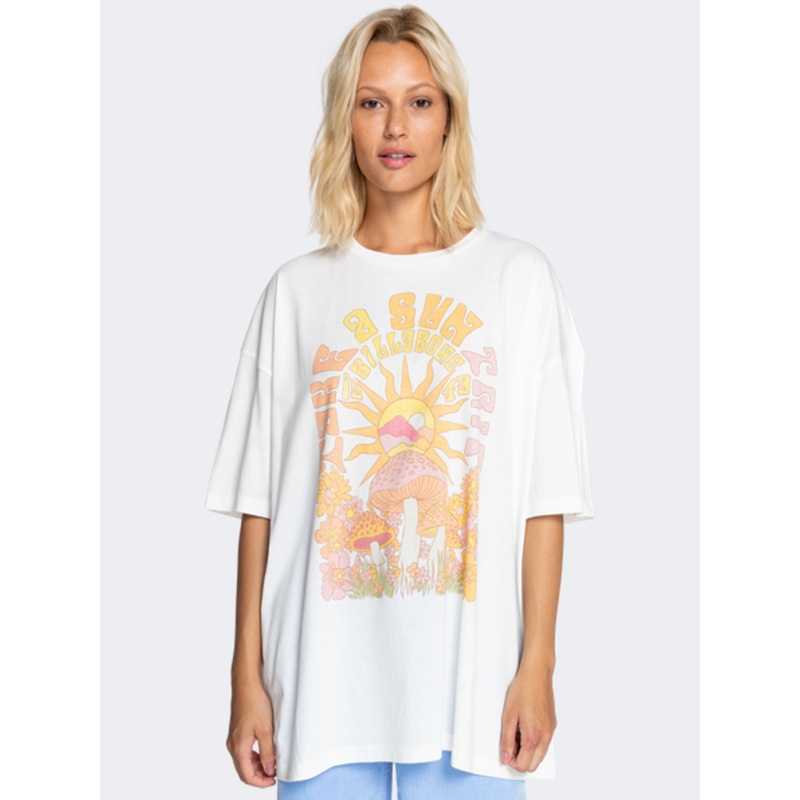 Billabong Take A Sun Trip Women Lifestyle T-Shirt Salt Crystal