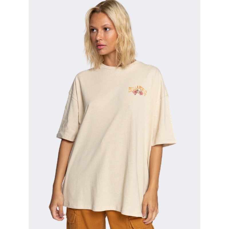 Billabong True Tiger Women Lifestyle T-Shirt Antique White