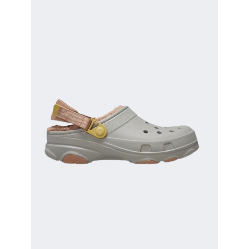Crocs All-Terrain Lined Clog Unisex Lifestyle Slippers Grey
