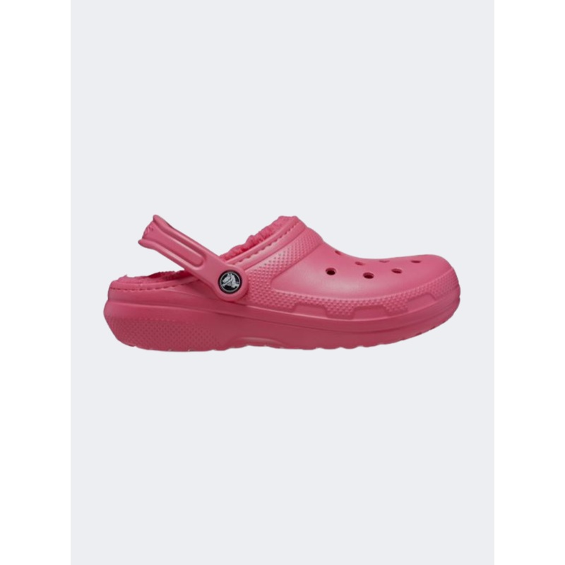 Crocs Classic Lined Clog Unisex Lifestyle Slippers Pink