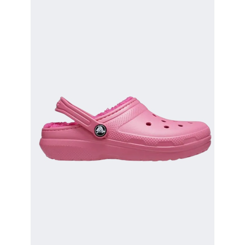 Crocs Lined Clog Kids-Unisex Lifestyle Slippers Pink