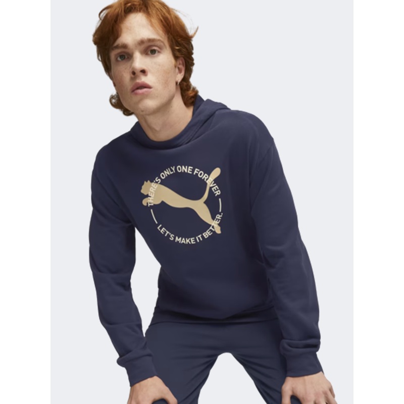 Puma Better Sportswear Men Lifestyle Hoody Navy