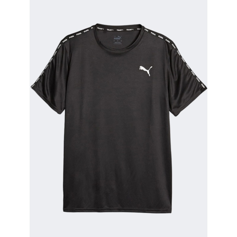 Puma Fit Taped Men Training T-Shirt Black
