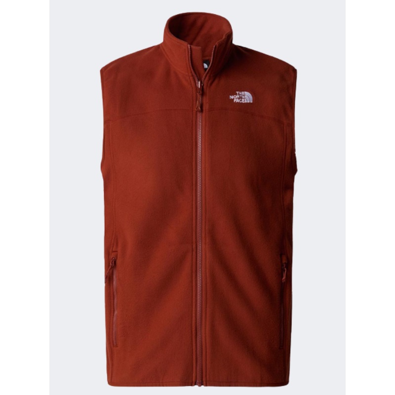 The North Face 100 Glacier Men Lifestyle Vest Brandy Brown