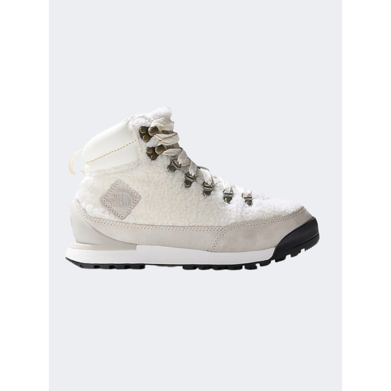 The North Face Back To Berkeley High Pile Women Lifestyle Shoes Gardenia White/Grey