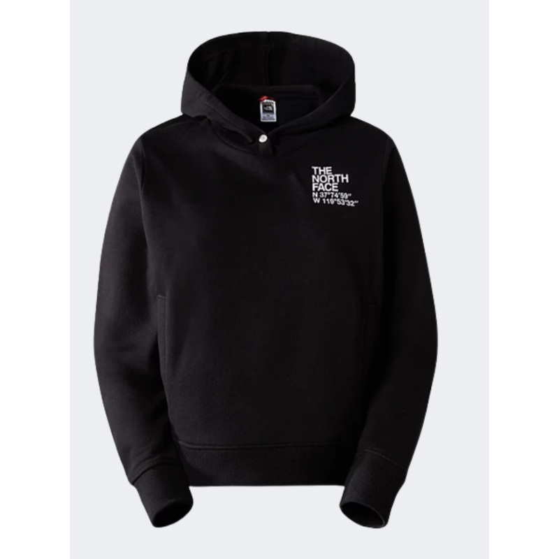 The North Face Coordinates Crop Women Lifestyle Hoody Black
