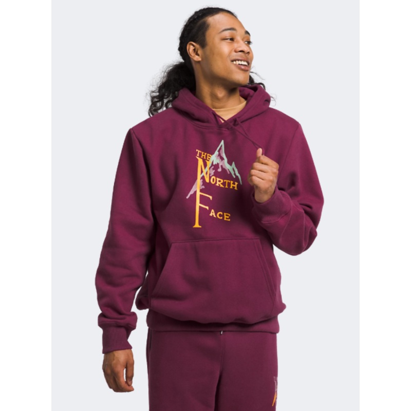 The North Face Heavyweight Relaxed Men Lifestyle Hoody Boysenberry/Lo