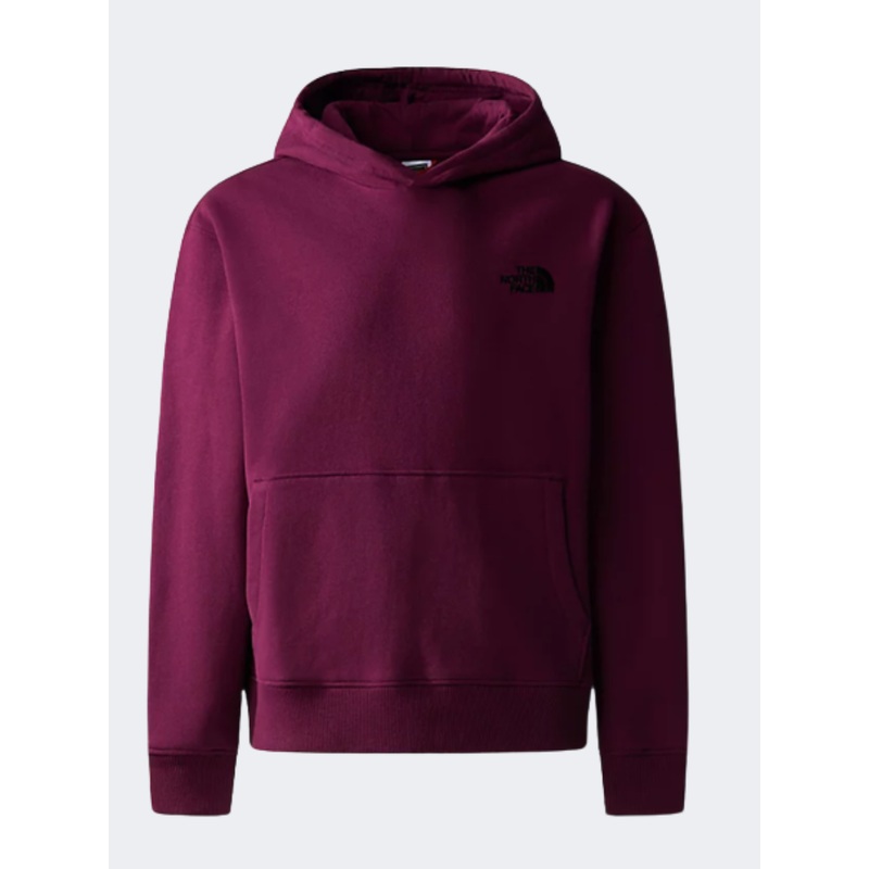 The North Face Oversized Kids Lifestyle Hoody Boysenberry