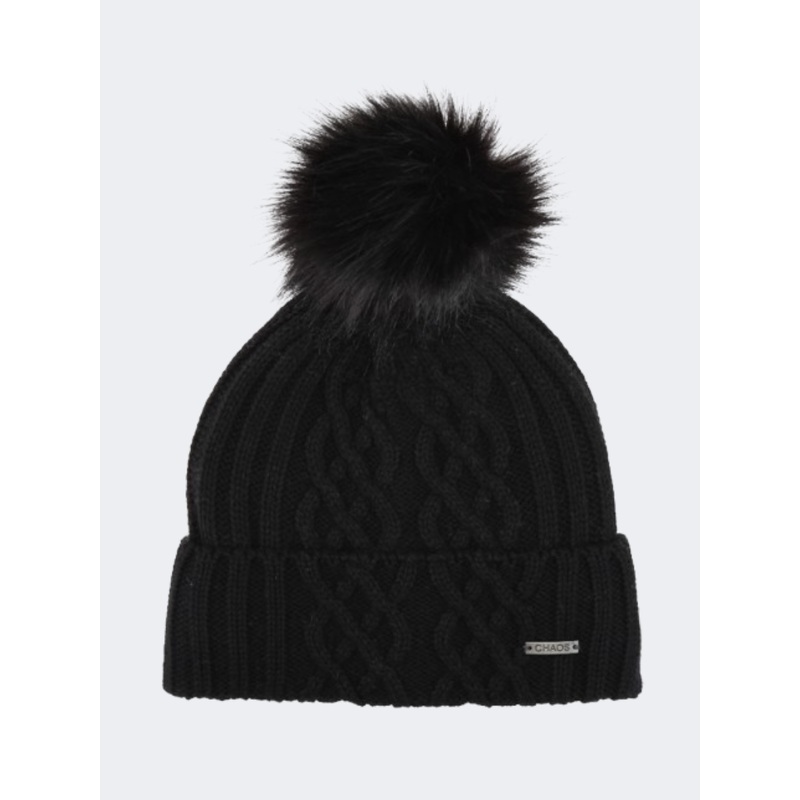 Chaos Myra Women Lifestyle Beanie Black