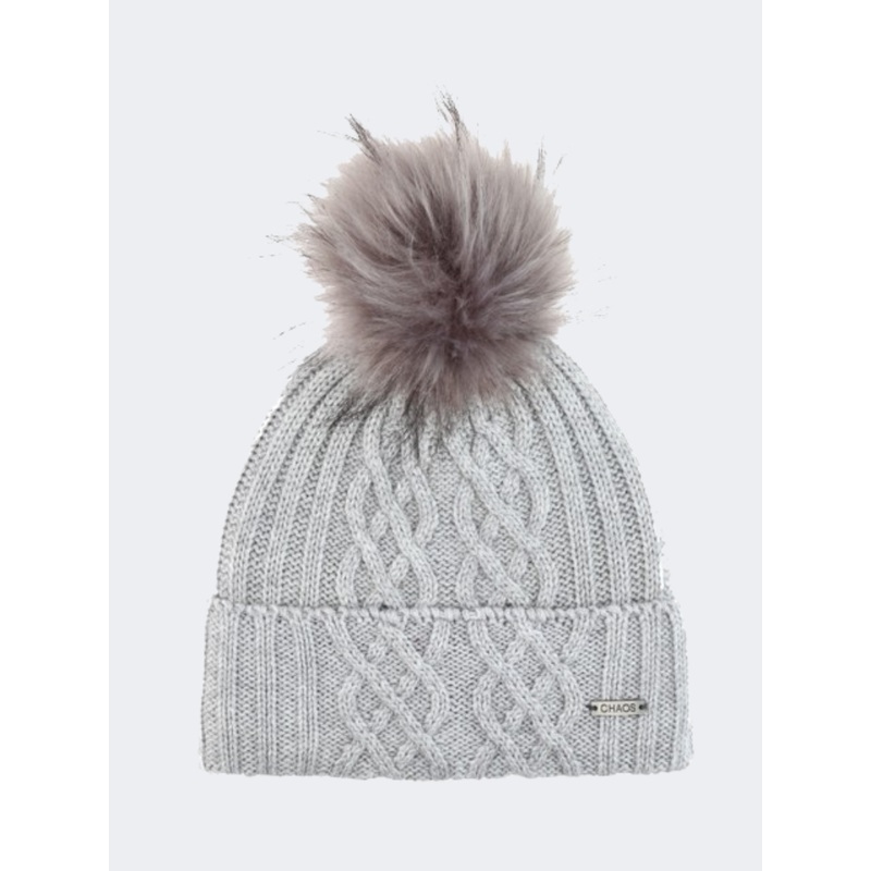 Chaos Myra Women Lifestyle Beanie Light Heather Grey