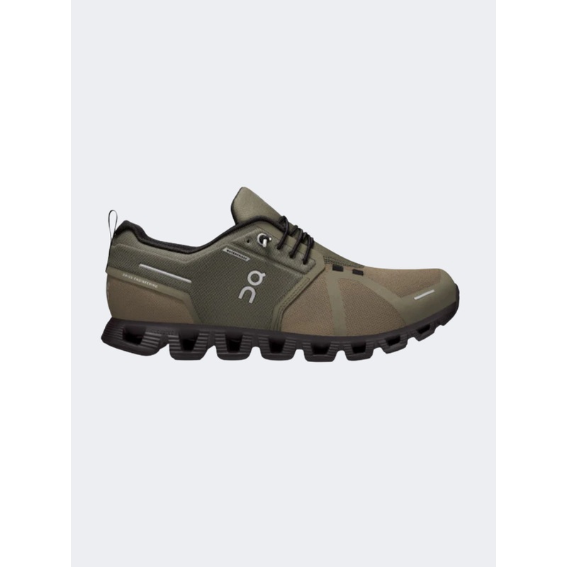 On Cloud 5 Waterproof Men Lifestyle Shoes Olive/Black