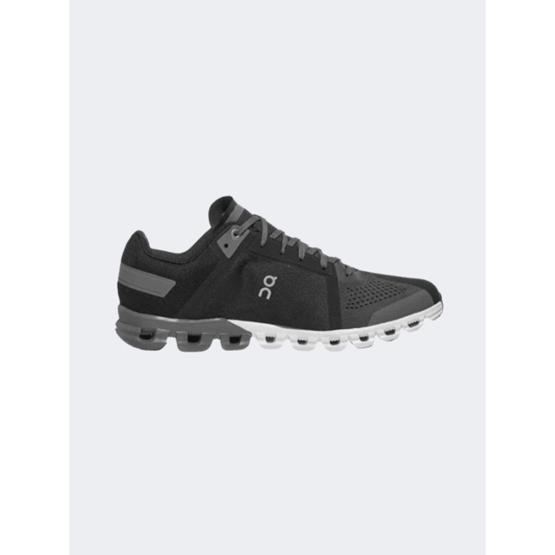 On Cloudflow 3 Men Running Shoes Black/Asphalt