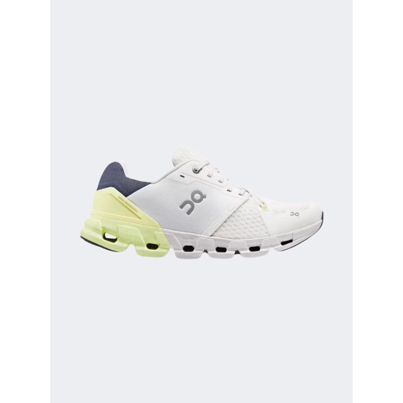 On Cloudflyer 4 Men Running Shoes White/Hay