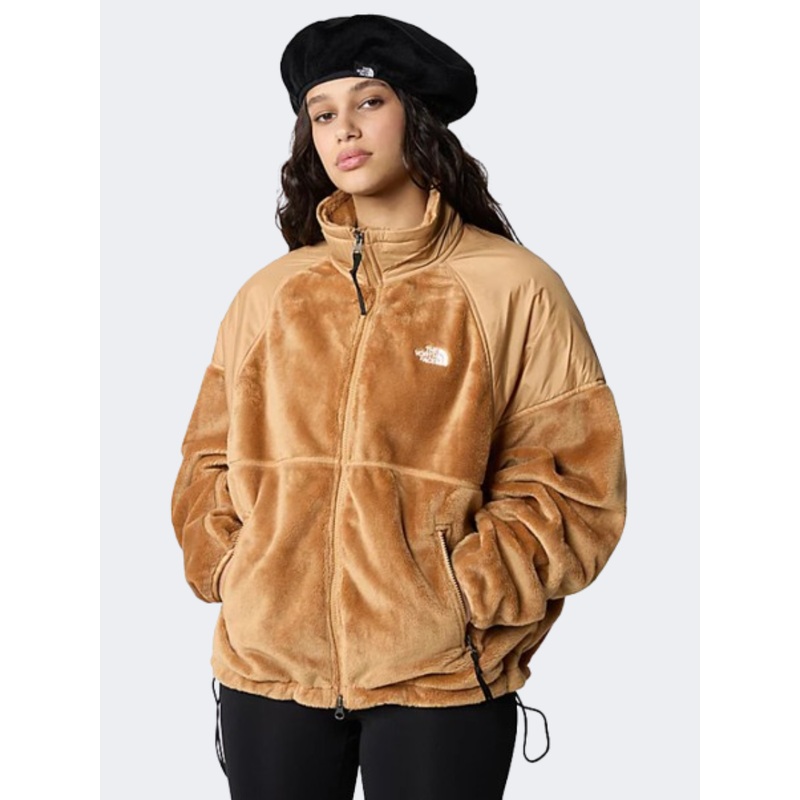The North Face Versa Velour Women Lifestyle Jacket Almond Butter