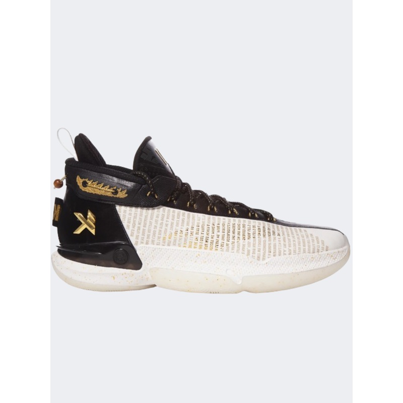 Anta Klay Thompson Kt9 Men Basketball Shoes White/Black/Gold
