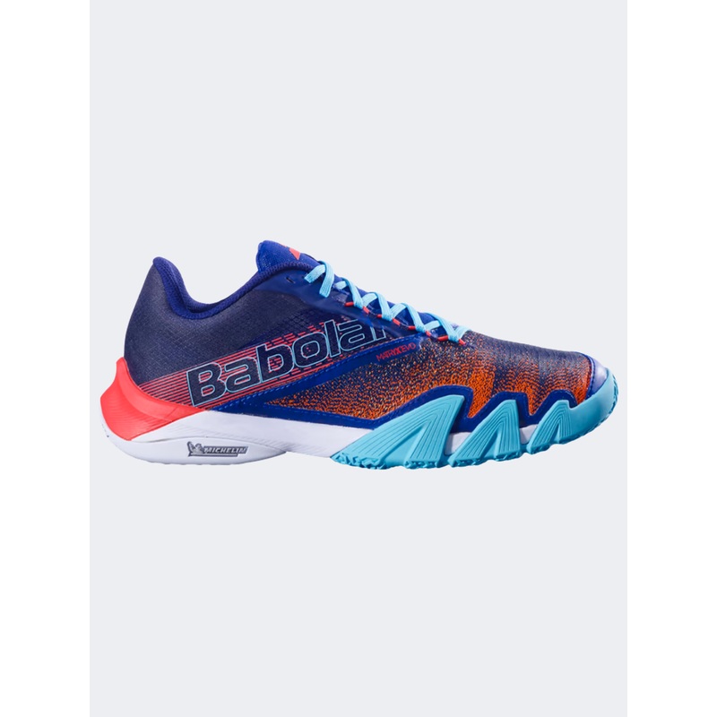 Babolat Jet Premura 2 Men Padel Shoes Blue/Orange