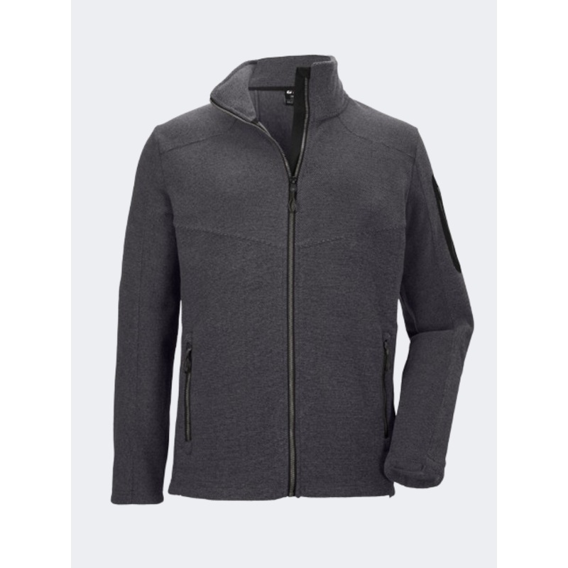 Killtec Kow 28 Men Skiing Fleece Medium Grey